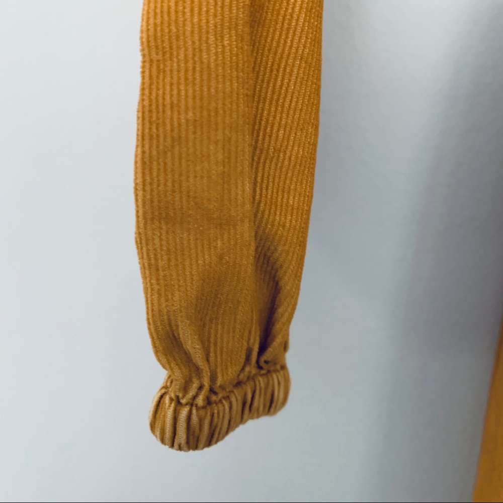 $$SOLD$$ Hannah Anderson mustard corduroy dress - Picture 4 of 8